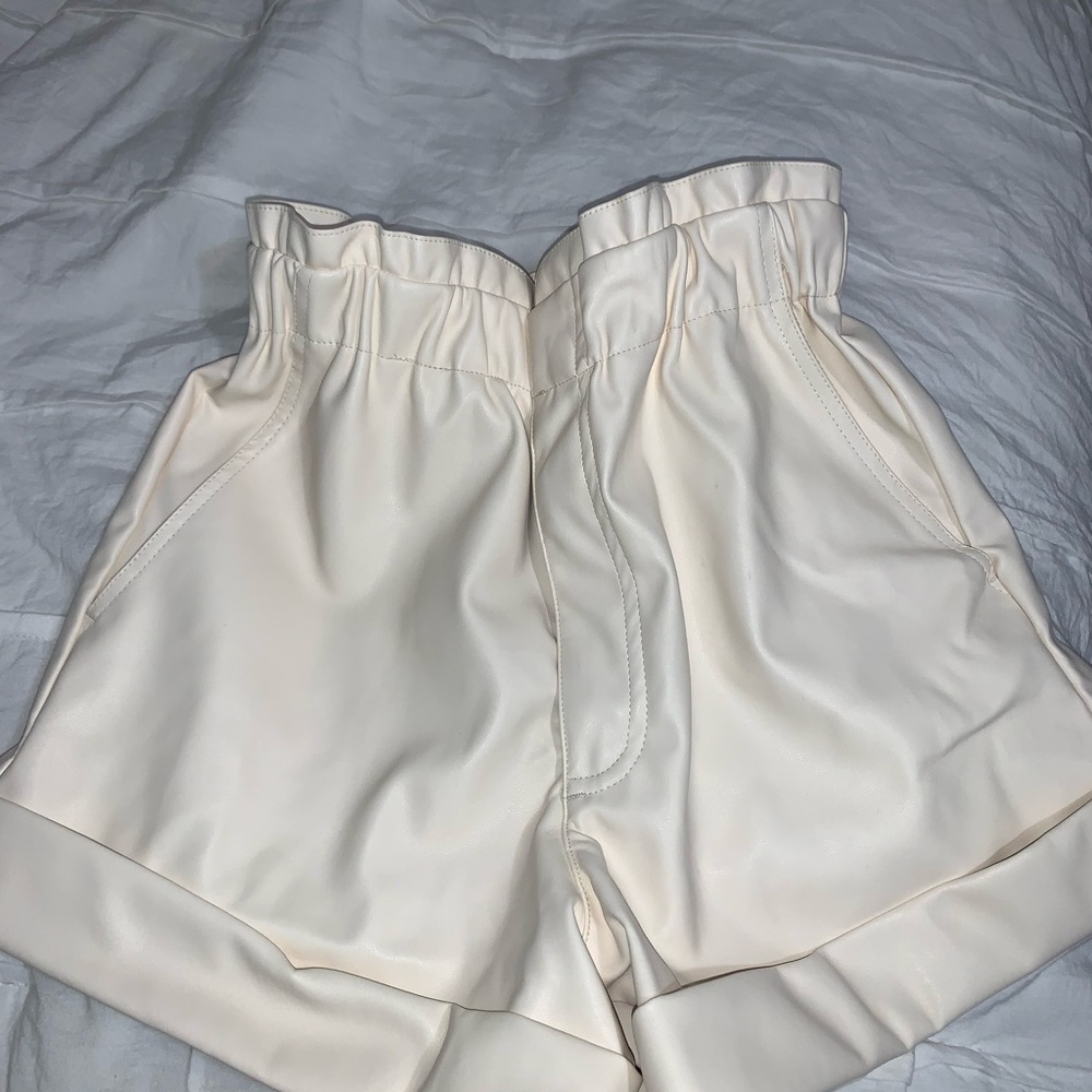 Buddy Love Paperbag Leather Shorts